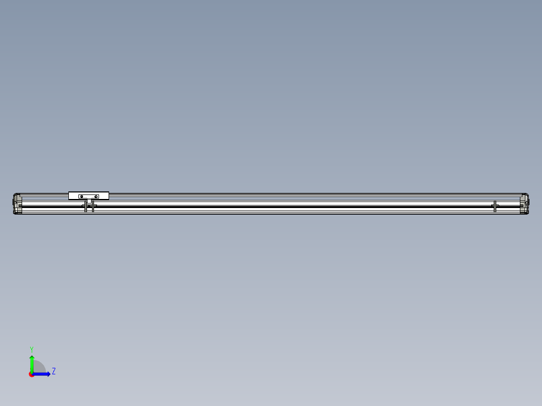 Toyo东佑达直线模组-ETH14-1400-M左视图