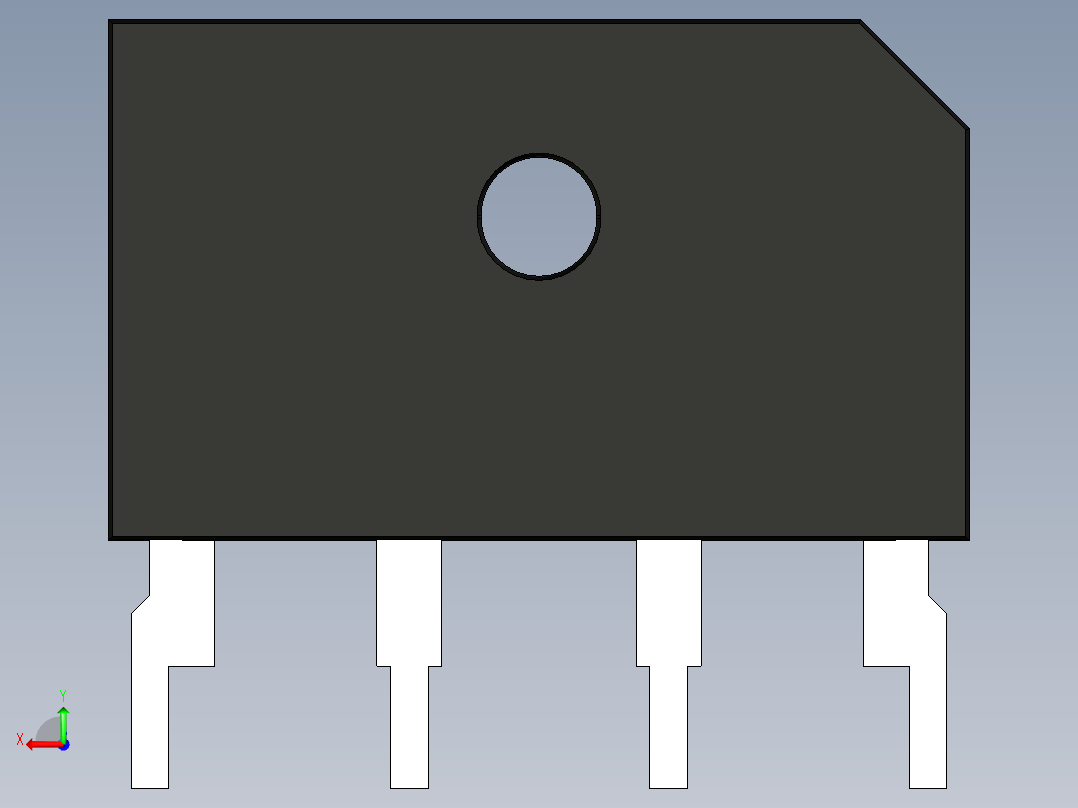 桥式整流器-RBV4.STEP后视图