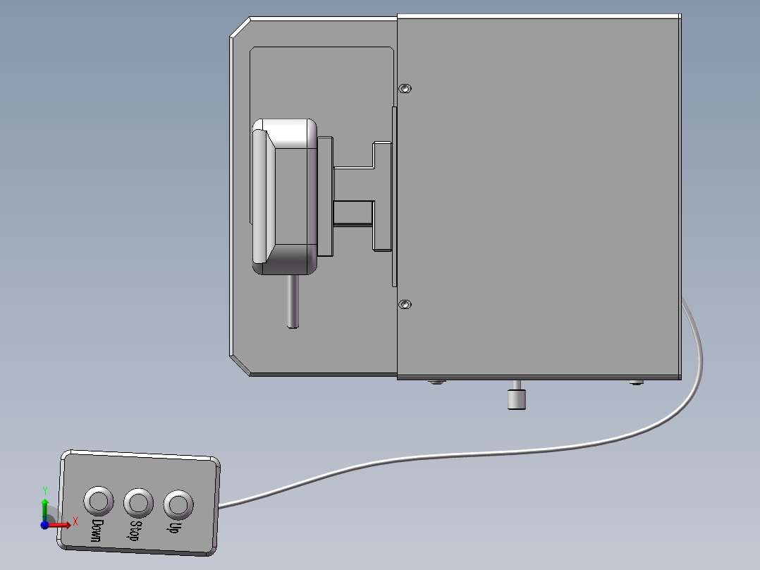 台拉力测试仪前视图