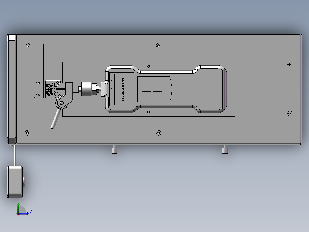 台拉力测试仪左视图