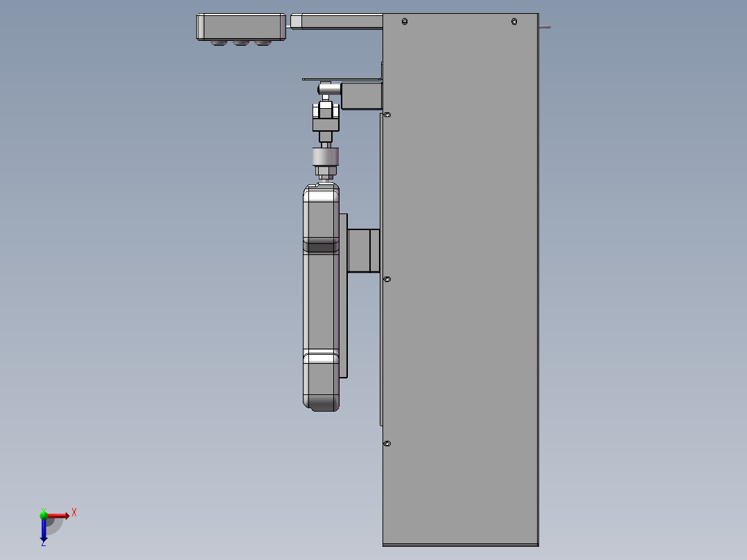 台拉力测试仪俯视图