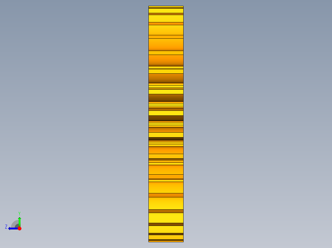 P126-长安逸动EV汽车行星齿轮式动力换挡变速箱的设计及三维UG右视图