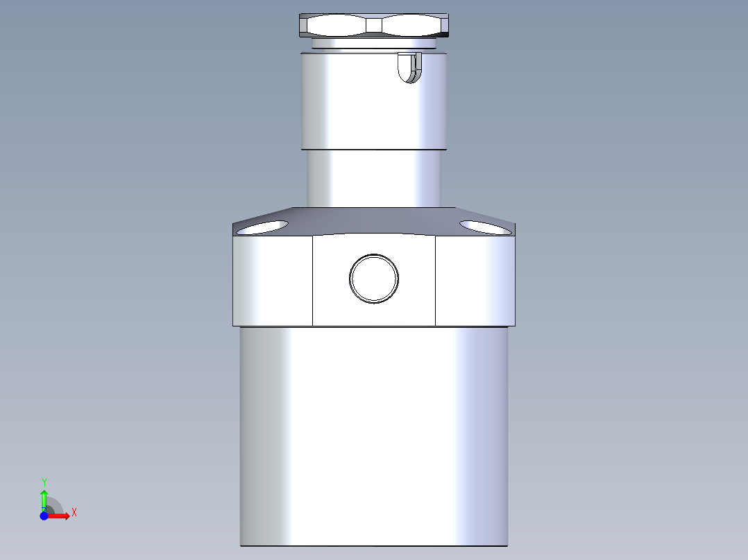 KOSMEKLG0900-SR-Y30多系列多零件图纸模型前视图