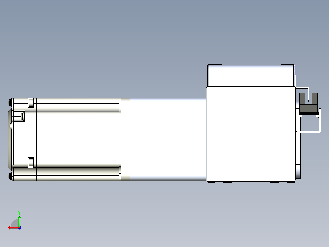 威洛博LB.GB同步带传动--欧规系列LB6A-L130-S450-BL后视图