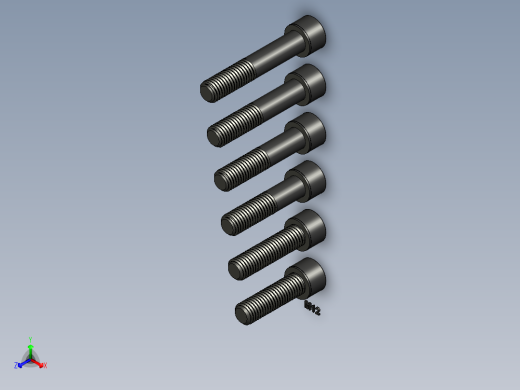 内六角头盖螺丝-M12