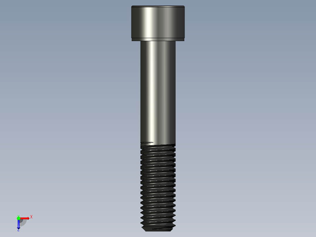 内六角头盖螺丝-M12俯视图