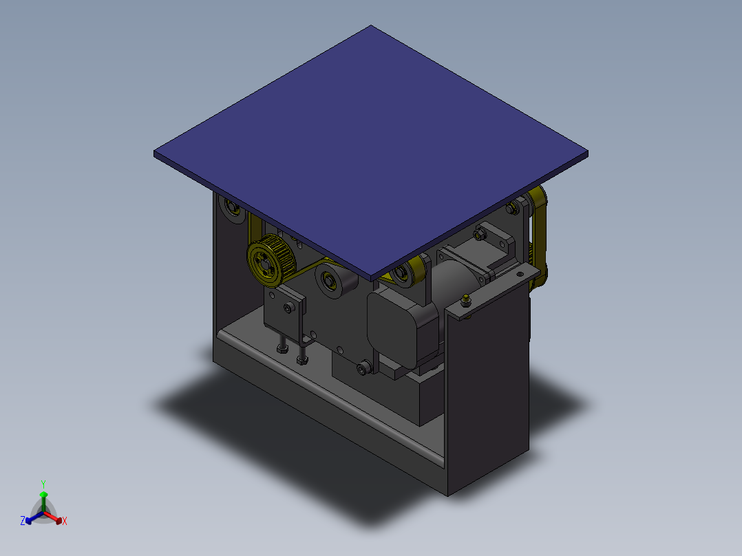 合流装置正等轴测图