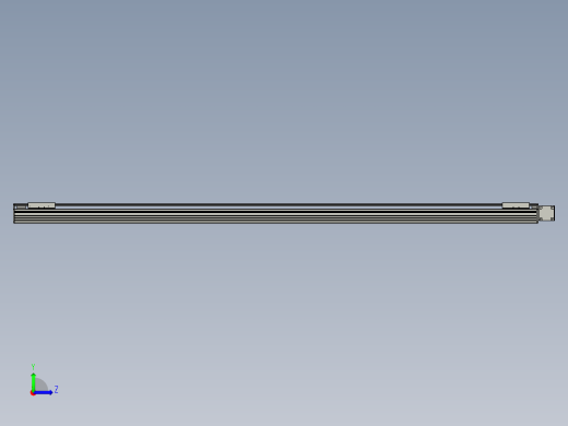 直线模组WG-LHB12-S1900-R(B)设计图纸左视缩略图