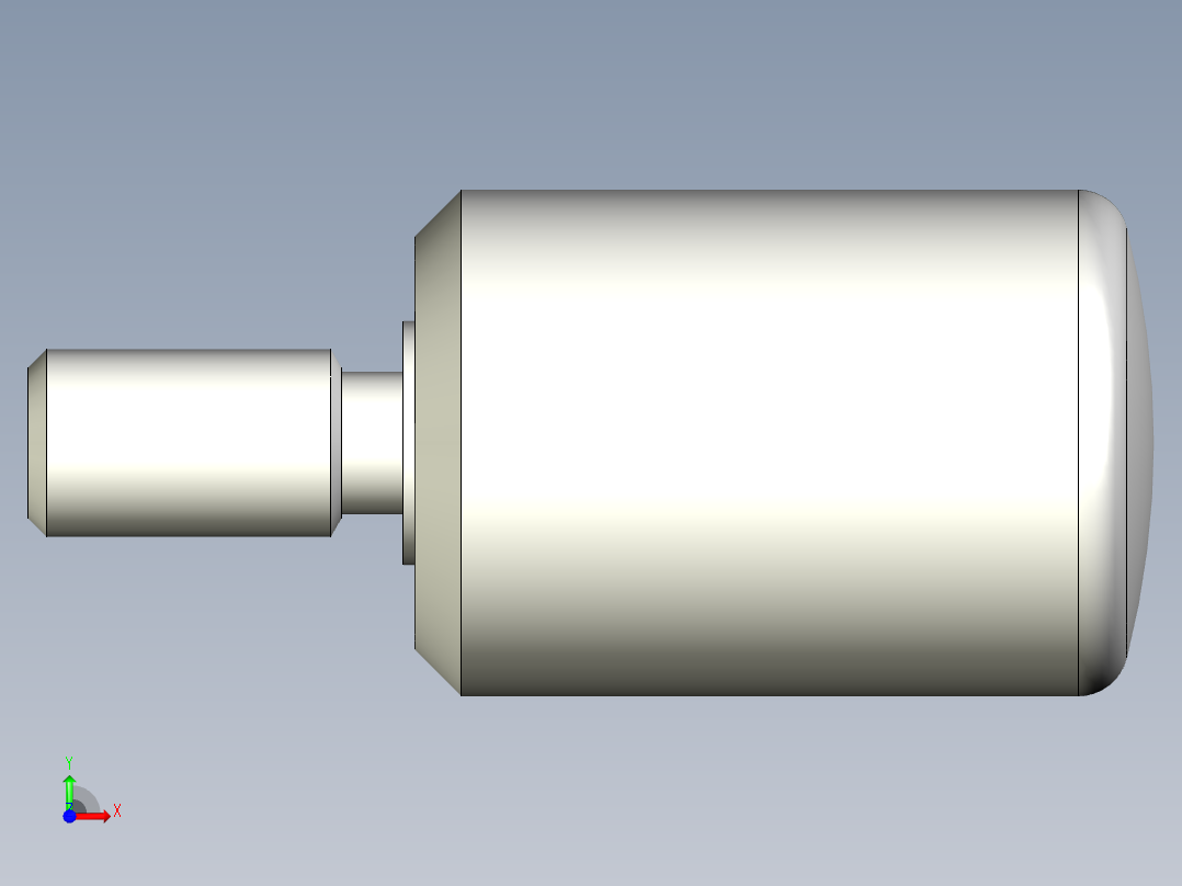 把手(迴轉)I.701+x-3D多系列多零件图纸模型前视图