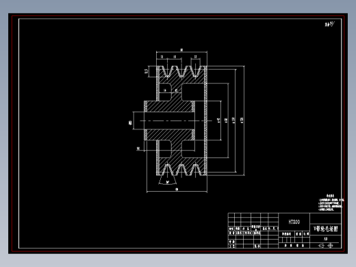 Q093-加工V带轮的专用机床主传动系统设计
