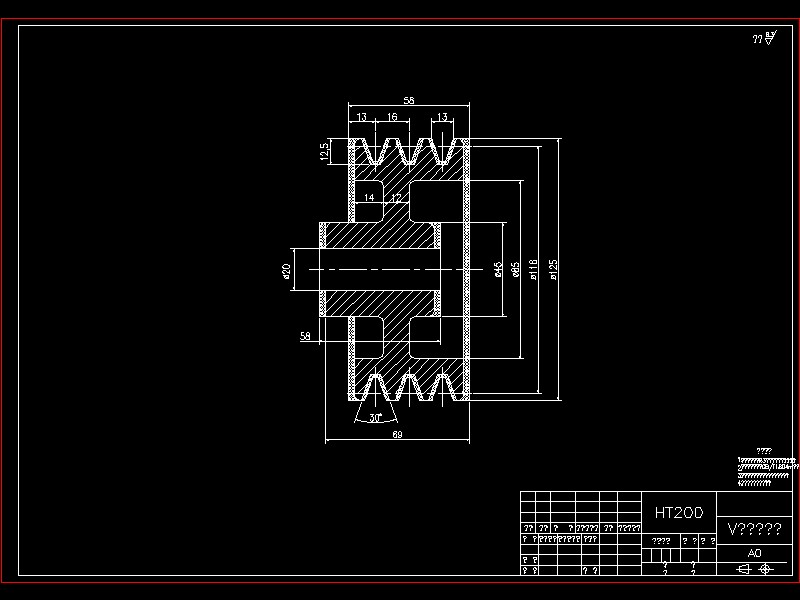 Q093-加工V带轮的专用机床主传动系统设计