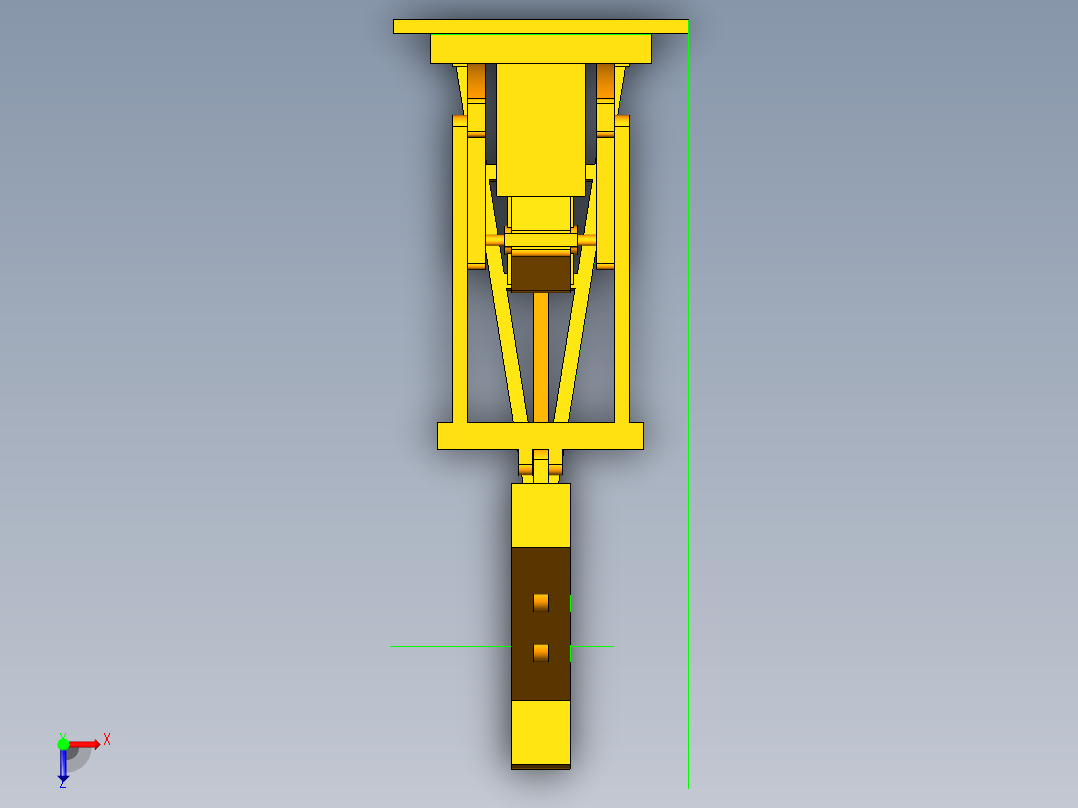 石油磕头机俯视图