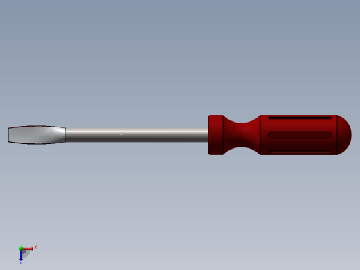 螺丝刀俯视缩略图