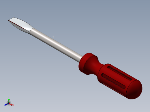 螺丝刀正等轴测缩略图