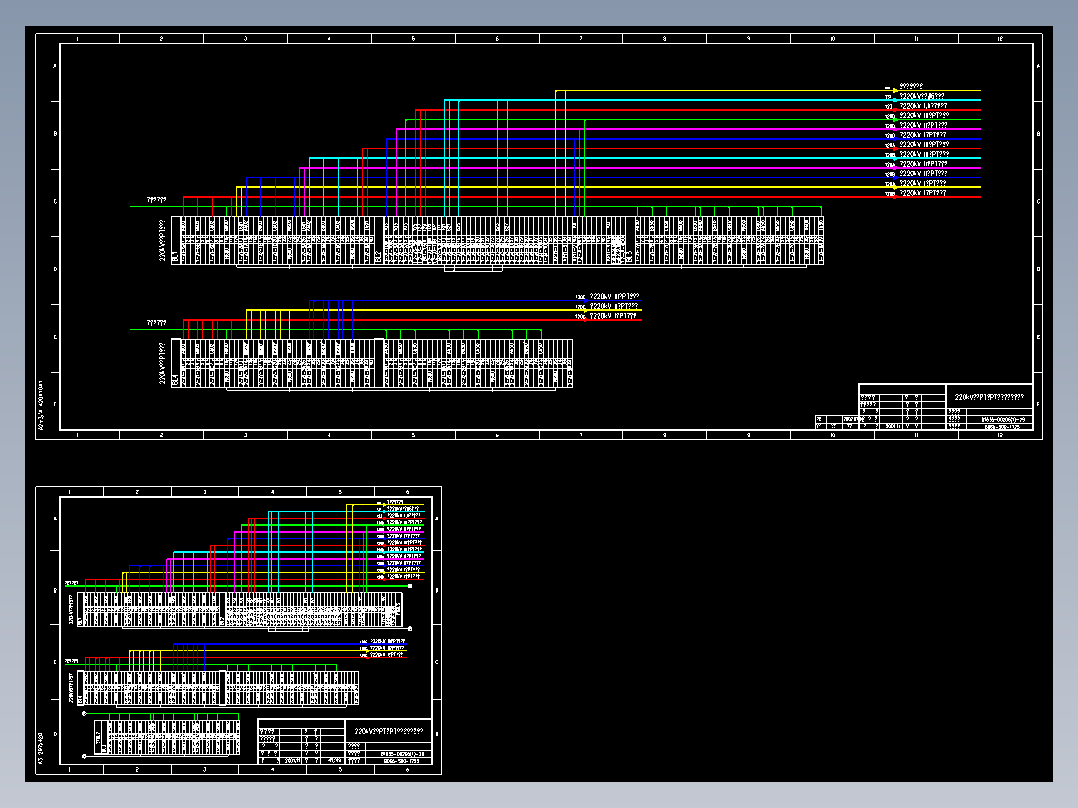 220kV母线PT在PT并列柜上的端子排(B066-500-1725)