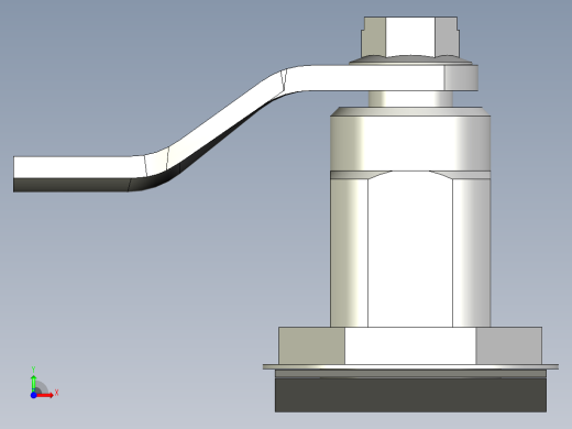 鎖(A)5572-3D多系列多零件图纸模型前视缩略图