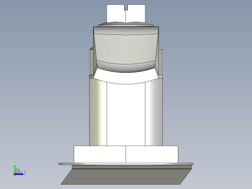 鎖(A)5572-3D多系列多零件图纸模型左视缩略图