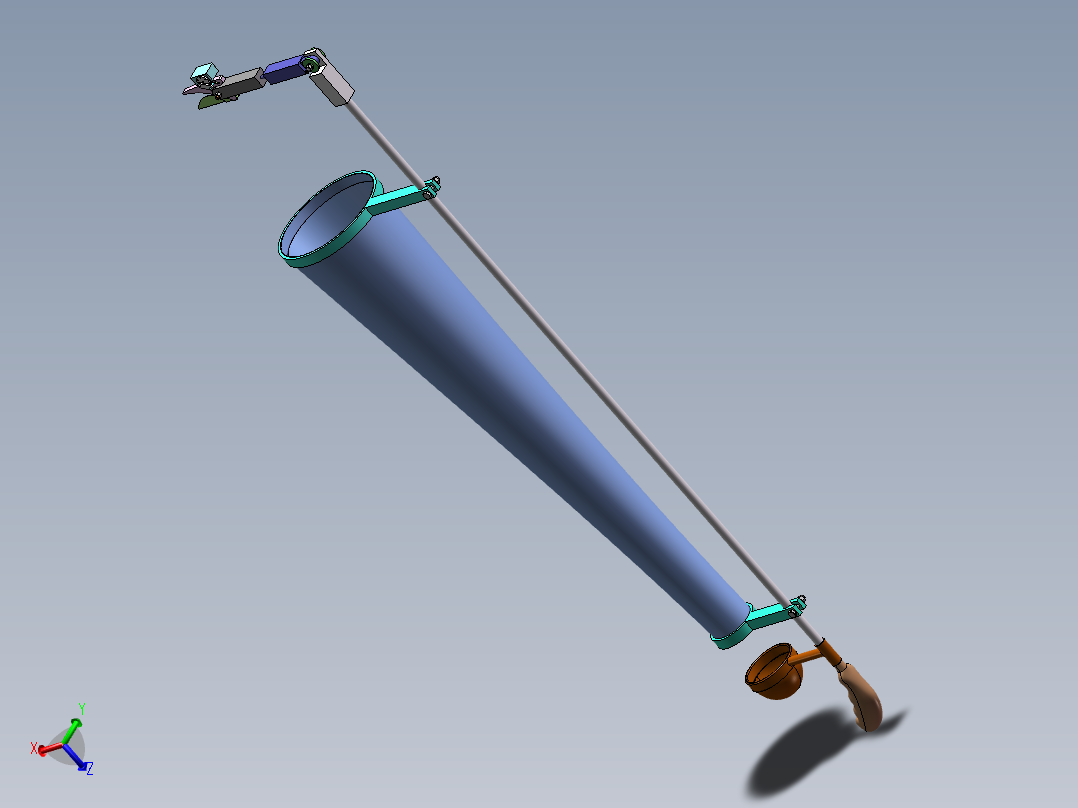 水果采摘机械手模型SW三维+CAD==701228==100