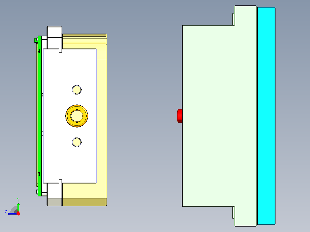 ZAZ00-A-笔记本CNC工装夹具三维模型CNC3-1023右视图