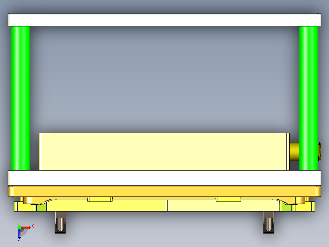 AAP20-A-CNC2笔记本CNC工装夹具三维模型-1110俯视图