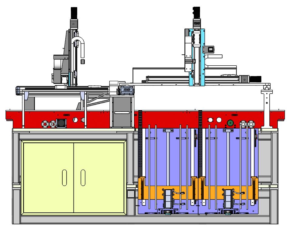 自动分料上料设备（sw18可编辑+工程图+bom）