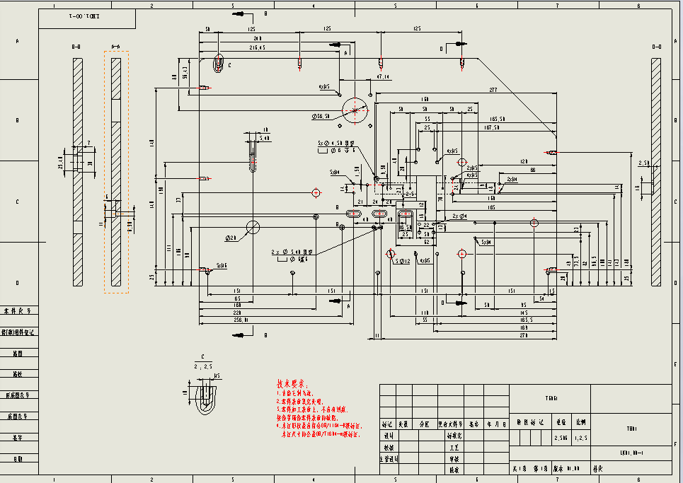 方形线包铜皮机器（sw18可编辑+工程图）