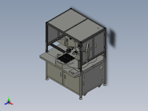 苹果X震动马达焊接机step正等轴测缩略图