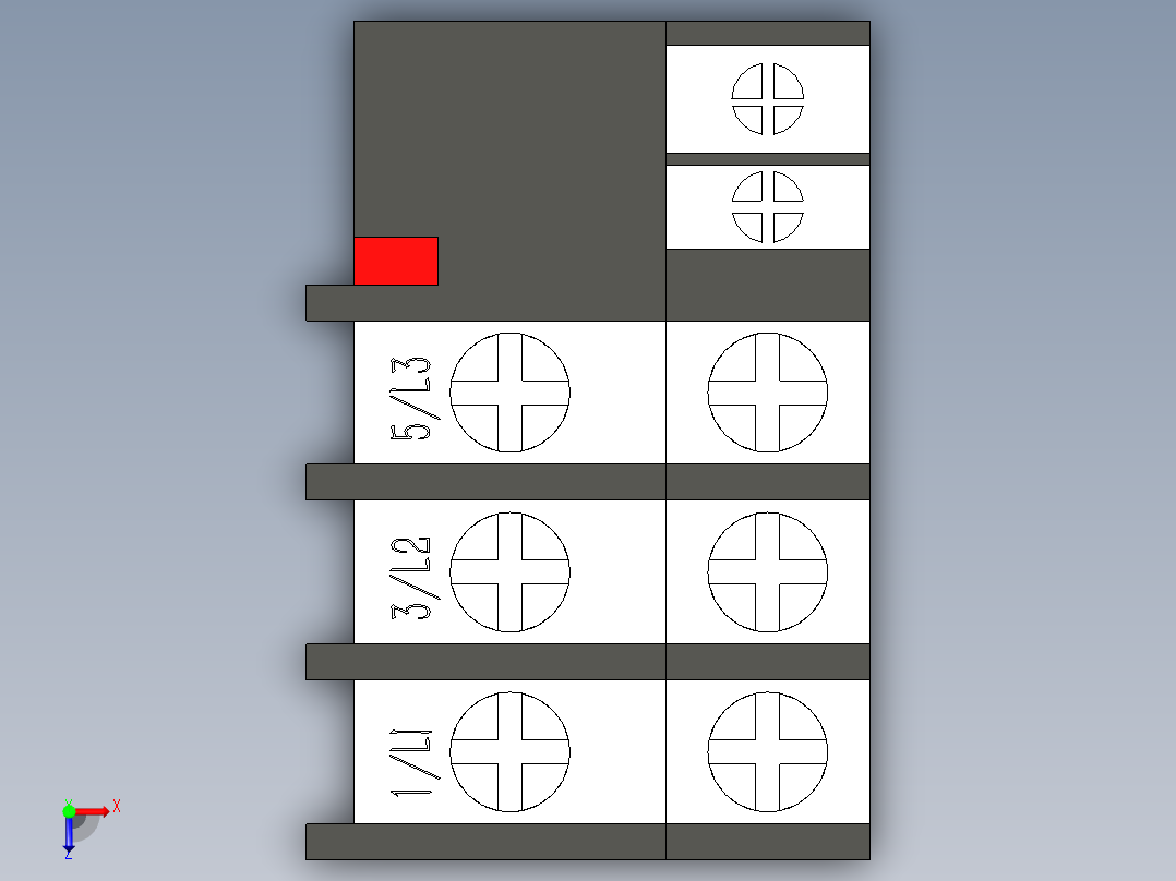 德力西电气 JR36-20俯视图
