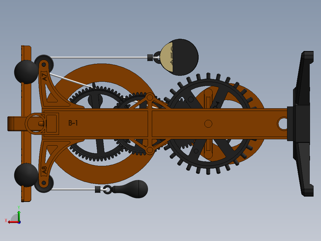 钟表、表(16)后视图