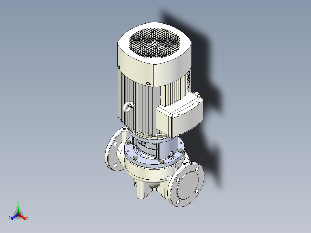 水泵3D-TD65-34G-2主视图