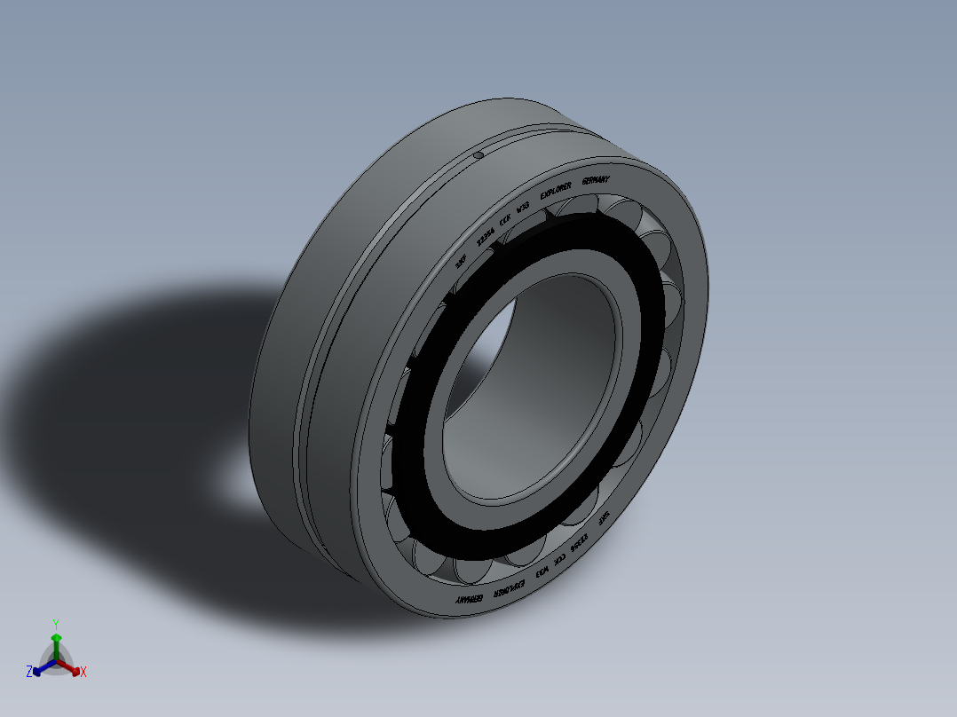 轴承 SKF 22356 CCK W33正等轴测图