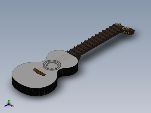 吉他正等轴测缩略图