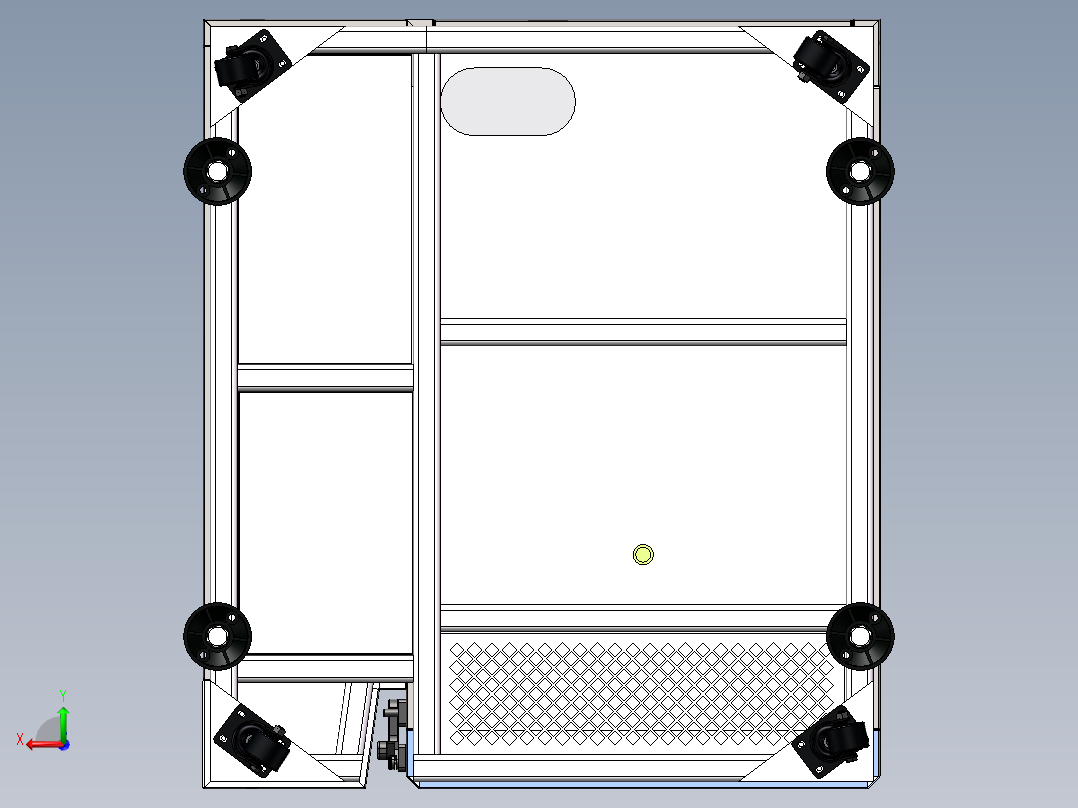 150L高低温试验箱后视图
