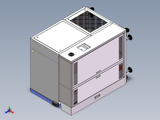 150L高低温试验箱正等轴测缩略图