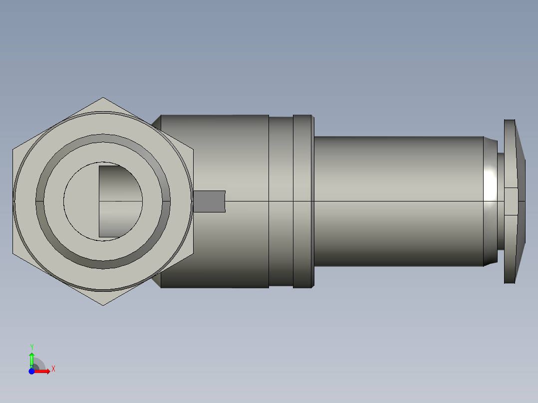 气管接头186305_QSKL_G1_8_6前视图