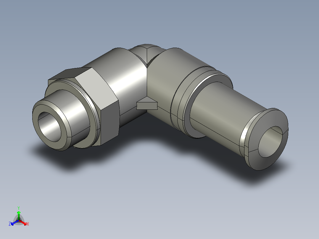 气管接头186305_QSKL_G1_8_6正等轴测图