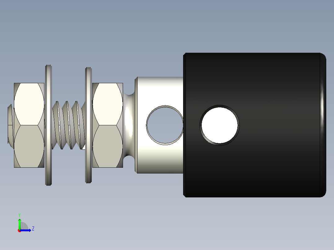 迷你装订贴左视图