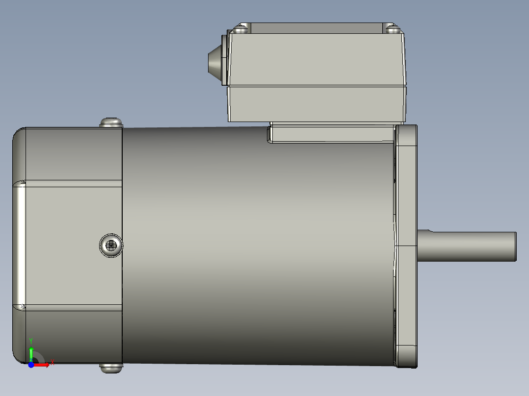 精研调速电机90YT90DV22前视图