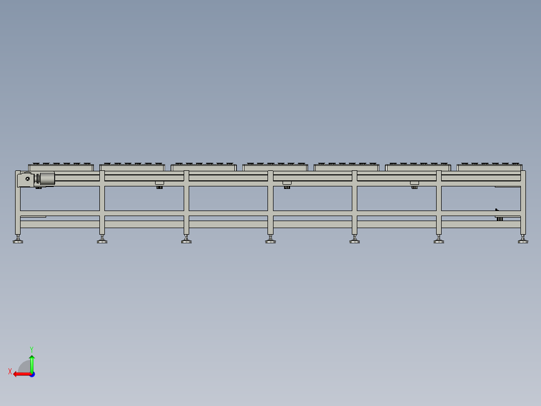 PCBBS-01-00倍速链6米段后视图