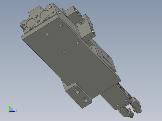 X-夹料组件左视缩略图