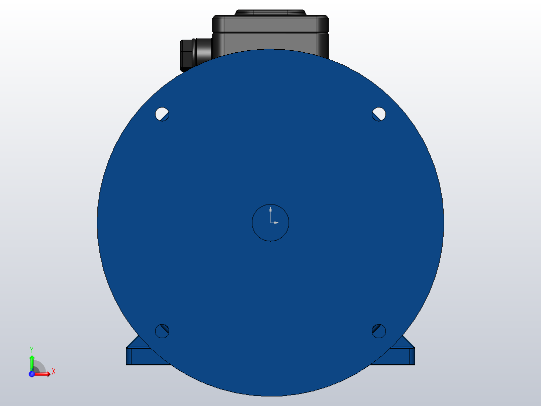 电机-112м2 7.5 kW前视图