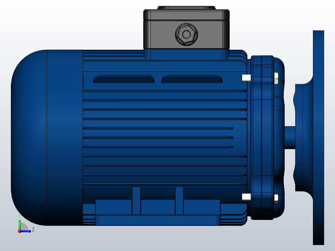电机-112м2 7.5 kW左视图