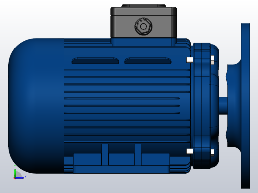 电机-112м2 7.5 kW左视缩略图