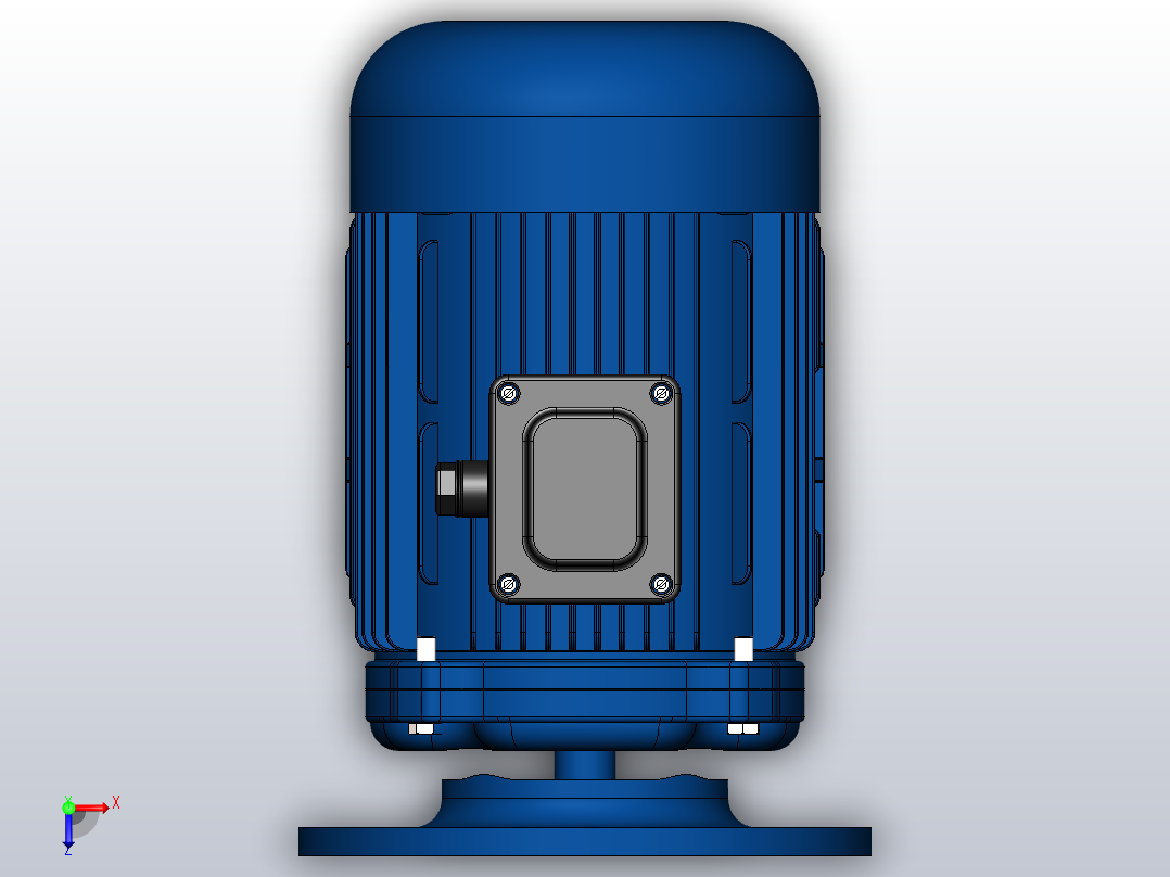 电机-112м2 7.5 kW俯视图
