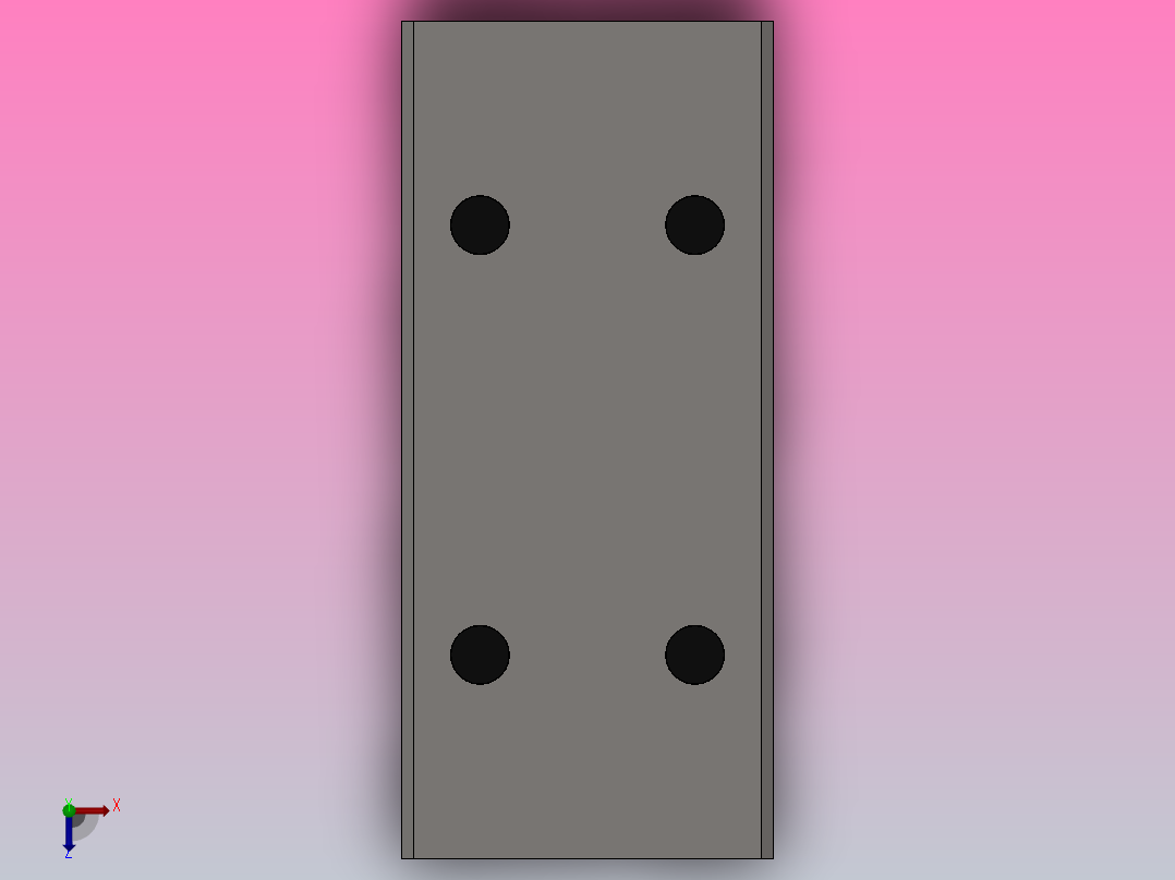 带塑料孔盖的滚珠导轨BNS[BNS R1675 204 31 156mm]俯视图