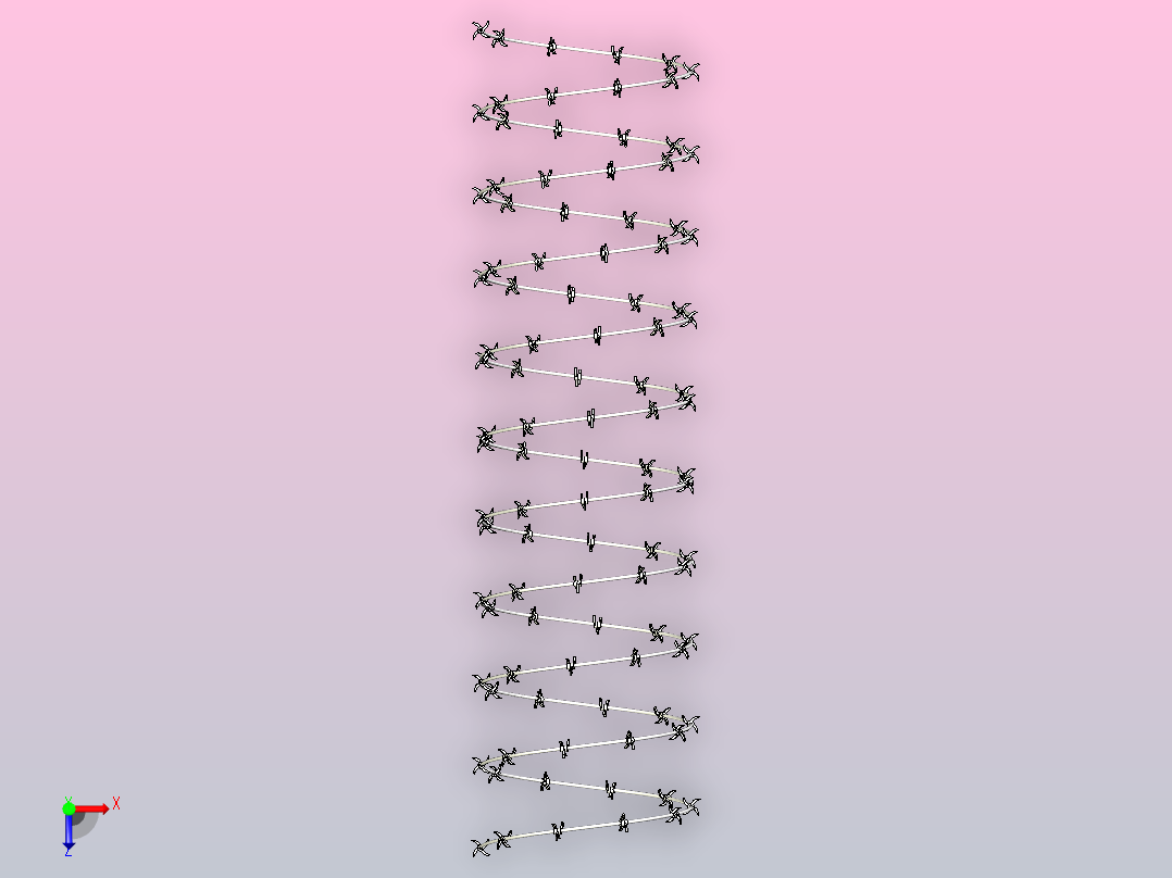 剃刀铁丝围栏CBT-65俯视图