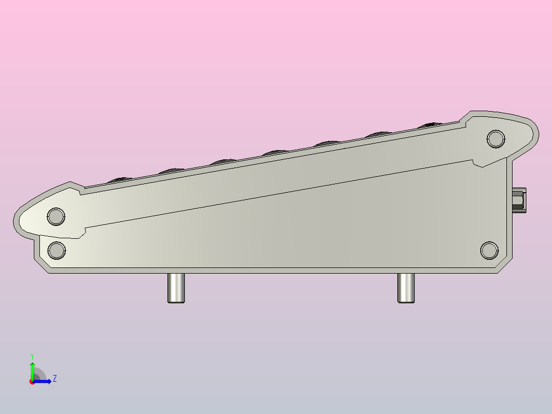 显示控制台左视图