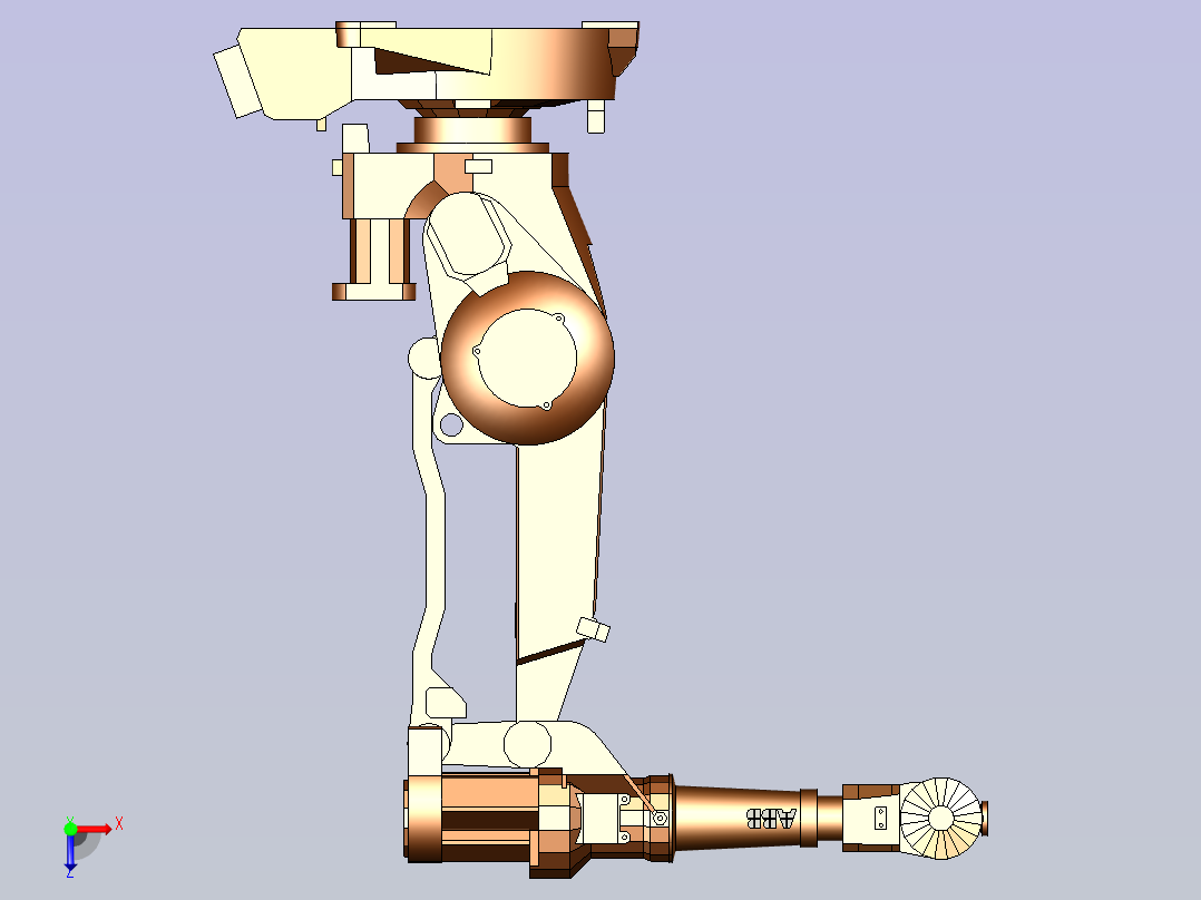 ABB工业机器人 IRB2400俯视图
