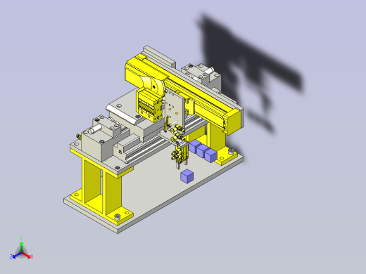 工件转移机构3D图纸