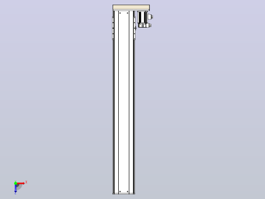 日规模组半封闭丝杆TPA-HNR-220D-3210C-L1450-ML-Y-P1K-N3俯视缩略图